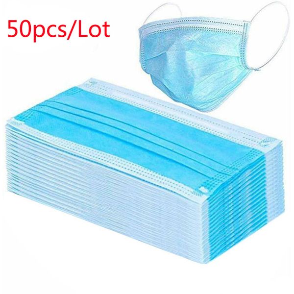 

dustproof disposable masks in stock 3 layers mouth soft breathable face anti-dust mask