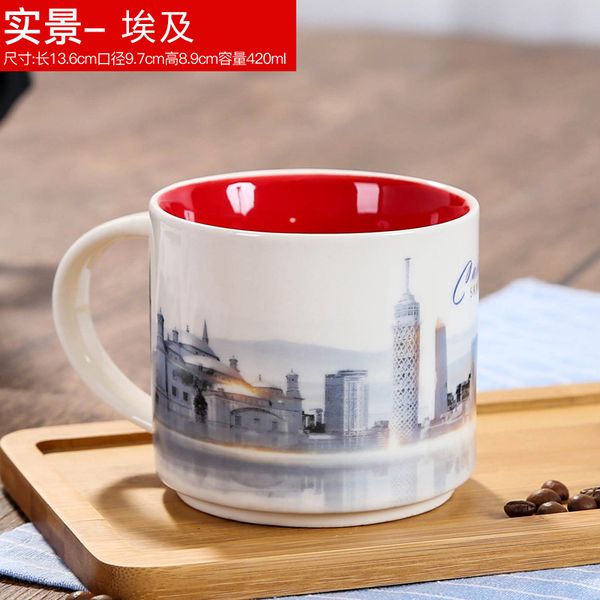 

420ml creative coffee mug global idol city collector series tea cups ceramic prints milk tumblers for cafe room 5xha e1