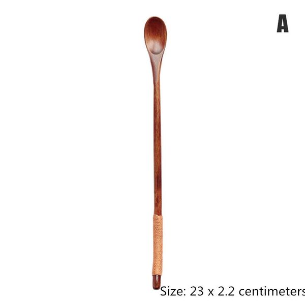 

natural wooden kitchen cooking spoons large salad server wood fork spoon cutlery set wooden utensils tableware h jllzdr