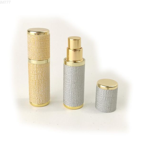 

exquisite leather 5ml mini portable refillable perfume atomizer spray empty cosmetic containers bottles glass inner dhf2403
