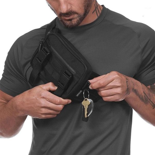 Taille Taschen Multi-Funktion Droppable Schlüssel Kleidung Männer Sport Tasche Casual Brust Pack Geldbörse Gürtel Tasche1