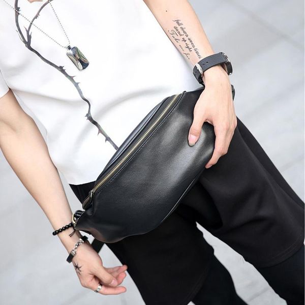 

waist bags pu leather pack men fashion wallet purse casual male multifunctional belt money phone bag travelling fanny 916