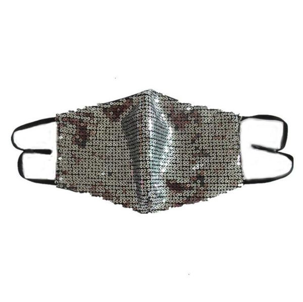 

dustproof factory fashion bling sequin protective masks washable windproof reuse face elastic earloop mouth mask ewc1658 pnqt8