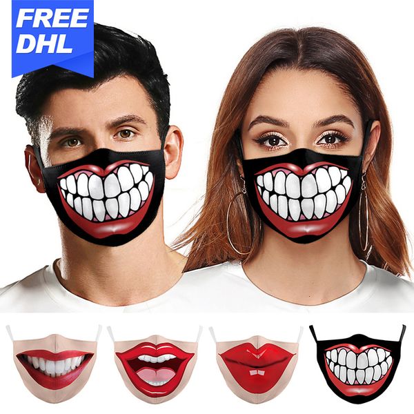 

in stock2020 digital party manufacturers sell printing adjustable protective masks dustproof and smog f