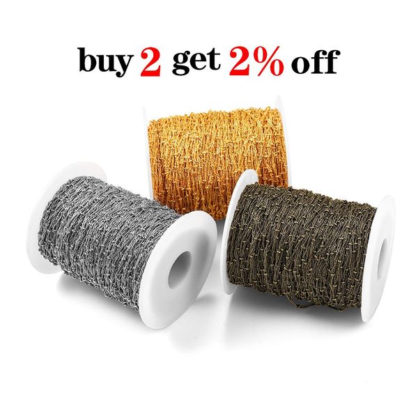 

5 м / лота ширина меди шириной 1,8 мм мяч цепи ожерелье из бисера для diy двухлетных ювелирных изделий аксессуары принадлежности bbyzzb