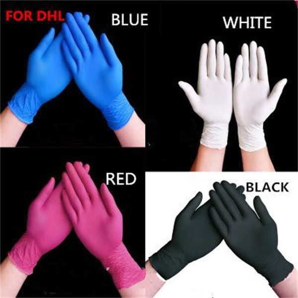

factorycrlgnurses disposable latex 100pcs work nitrile rubber luvas glove protecting hand from bacteria non-toxic gloves