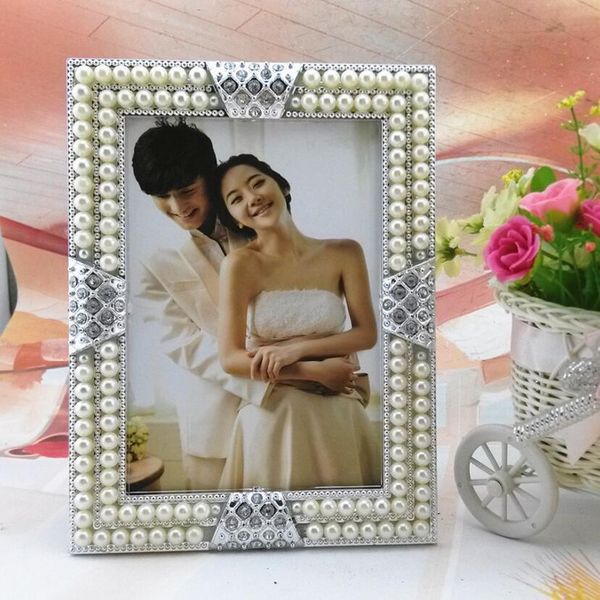 

sufeile современное творческое hd стекло 8 дюймов фото фоторамки европейская стильная фото стена рама перл бриллиант свадебная фоторамка d50