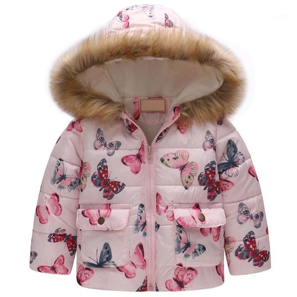 

winter warm fur hooded printed coat christmas gift outerwear fashion cartoon baby waistcot jacket coats for boys and girls' coat1, Blue;gray