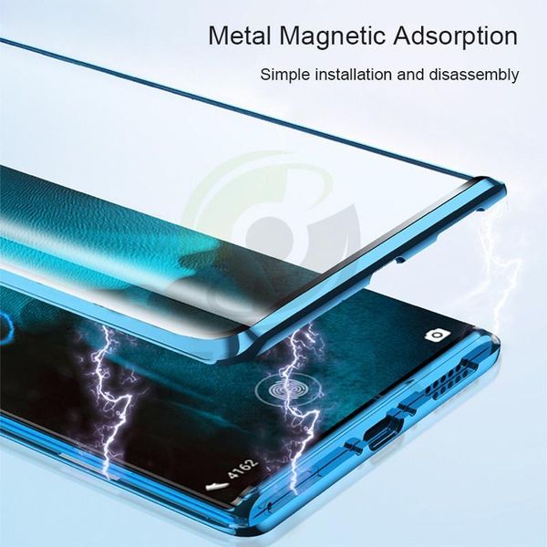 

magnetic case for huawei p40 pro case luxury double side glass cover 360 full protective case for huawei p 40 p40 h jllmov