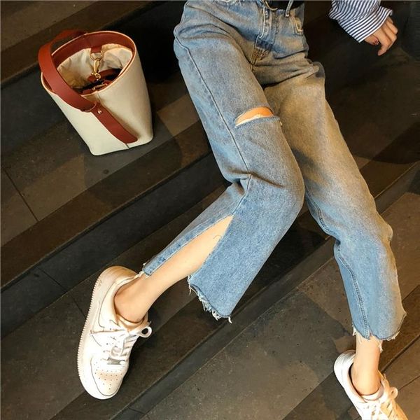 

2019 new jeans for women blue loose harem long trousers female loose jeans womens pants casual