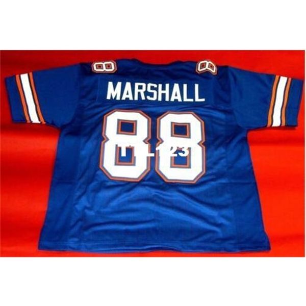 

3421 custom florida gators #88 wilbur marshall custom blue college jersey size s-4xl or custom any name or number jersey, Black