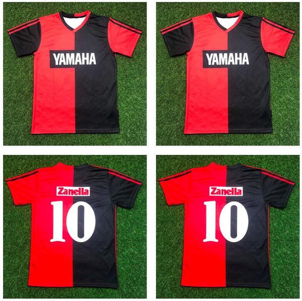 

#10 maradona 1993 newells old boys retro soccer jersey vintage football shirt mens commemorate camiseta de futbol classic rtdfsea, Black;yellow