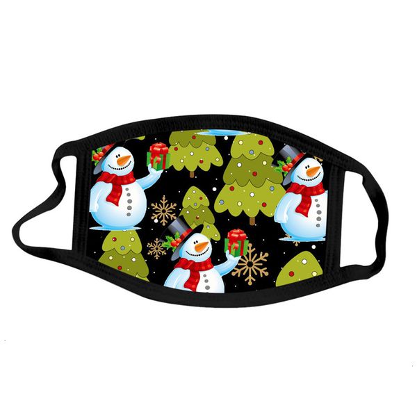 

designers christmas factorymb6nchristmas face masks mask face fashion child snowman print mask washable dust-proof ice s