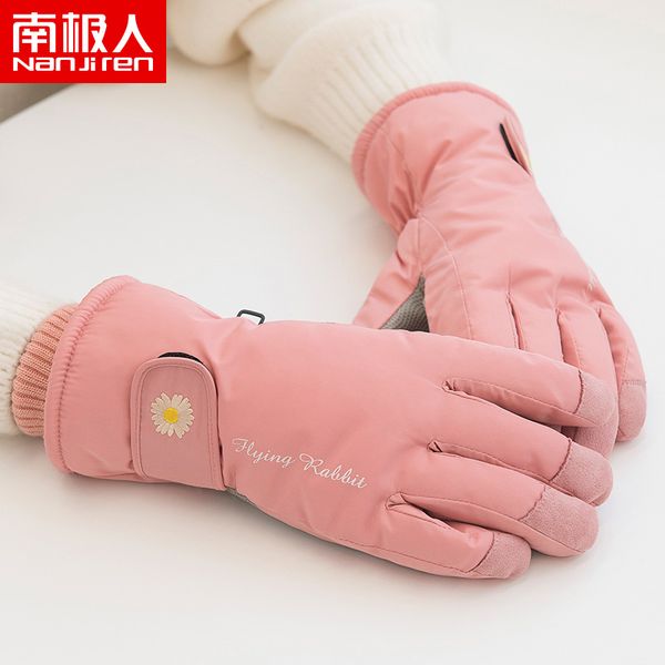 

antarctic gloves women warm in winter, ride motorcycle antie prevent cold, go skiing thickened, lovely and antiskid