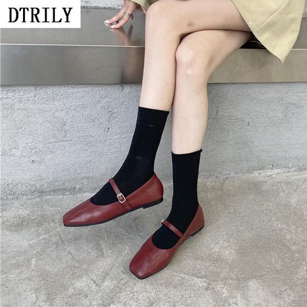 

boots patchwork sock for women buckle mary jane shoes causal flats square toe boot elasticity slip on zapatos de mujer1, Black