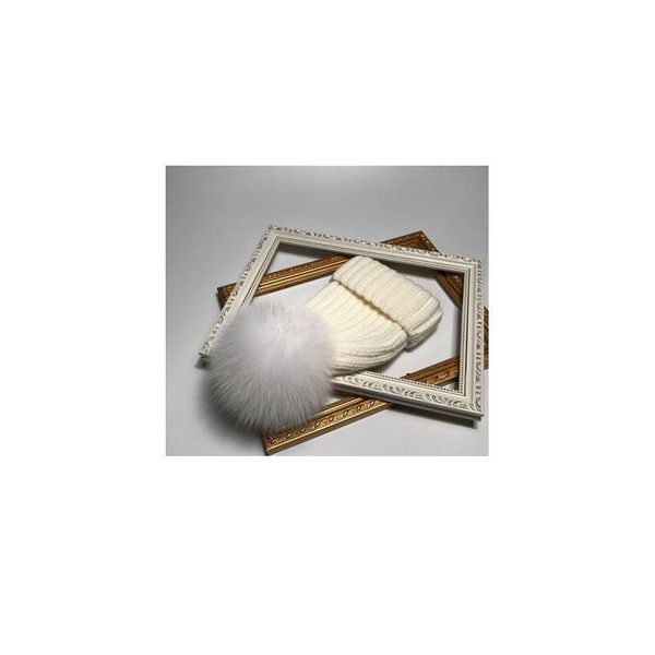 

2020 new natural fur pom pom hat fashion winter hat for girl women warm qylhni