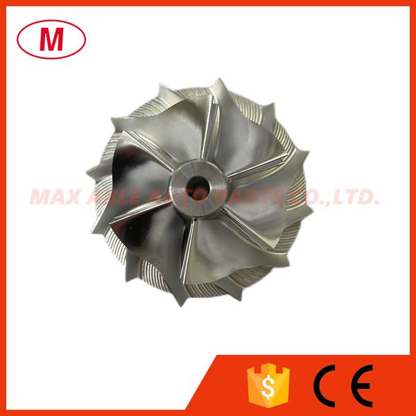 

kp39 5443-123-2007 34.50/46.00mm 6+6 blades turbocharger turbo billet compressor wheel/aluminum 2618/milling wheel for 5439-970-0005/12/16 1