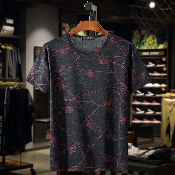 

summer mens big size brand clothing t-shirt fat loose print t-shirt long-sleeve tee shirt large size men 7xl 6xl 5xl 10xl 160kg1, White;black