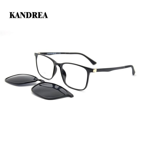 

kandrea new oversized square ultem sunglasses women retro magnetic clips eyeglasses vintage men sun glasses brand design eyewear, White;black