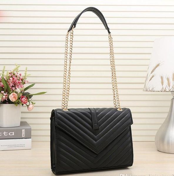 

fashion marmont bag love heart v wave pattern satchel shoulder bag chain handbags crossbody purse lady leather classic style tote bags