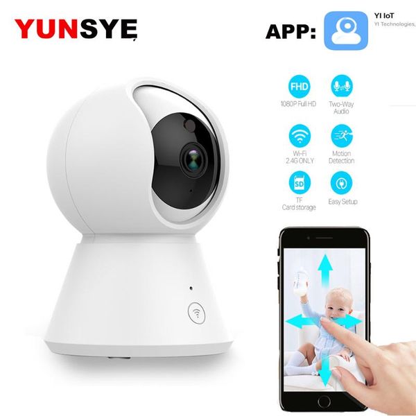 

yunsye 1080p ip camera smart home monitoring wifi camera wireless cctv automatic tracking baby monitor pet yi iot