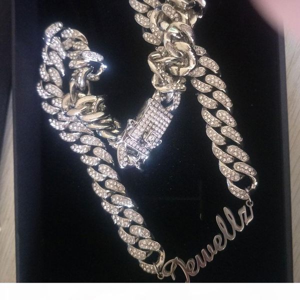 

with chain 12mm cuban name customized necklace nameplate necklaces custom stainless steel old english style personalized