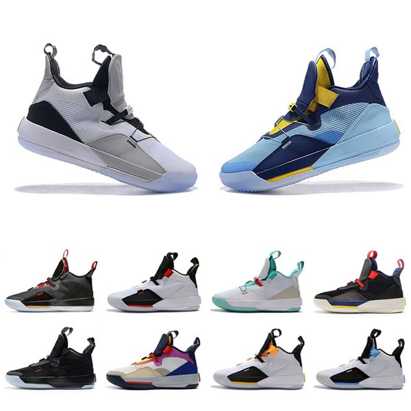 

2019 new 33 xxxiii blue white basketball athletic shoes 33s luxury designer chinese new year visible utility mens 33s sports sneakers, White;red