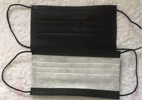 

factoryem08black anti dust pm2.5 protective dustproof face masks disposable mask dhl shipping