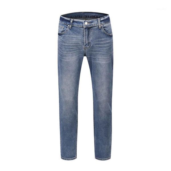 

men casual slim fit indigo blue denim jean1