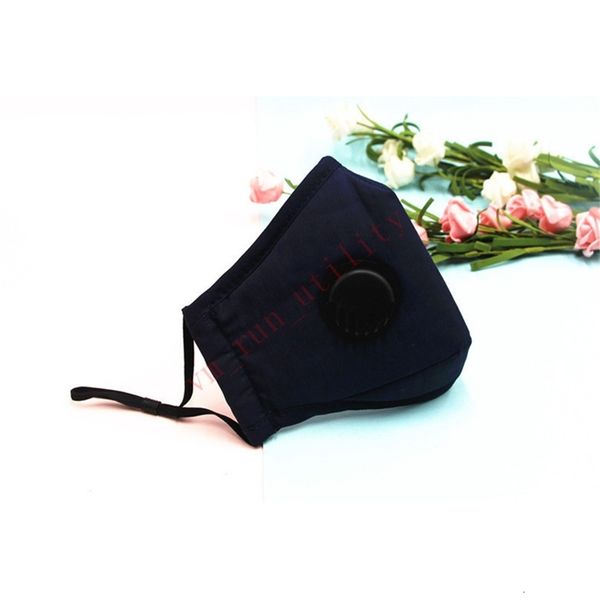 

stock face mask anti-dust earloop with in breathing valve adjustable reusable mouth masks soft breathable protecti