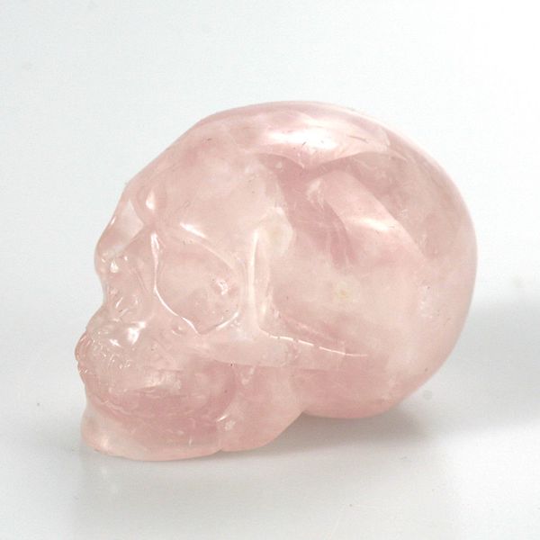 Natural Rose Quartz Cristal Cristal Espécime Cura Reiki Figurine Decor