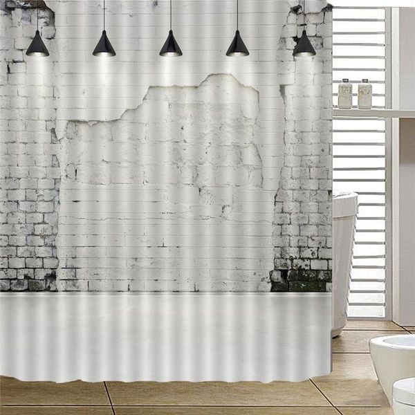

shower curtains wall door waterproof bathroom creative polyester bath curtain