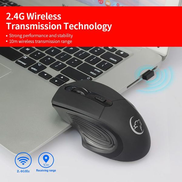 

ywyt g838 2.4ghz wireless mouse gaming mouse 2400dpi optical ergonomic wireless for pc desklapcomputer