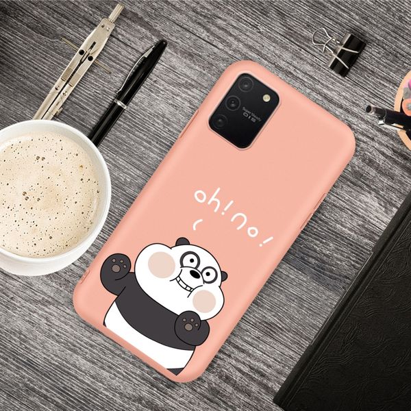 

for galaxy a91 s10 lite cartoon animal pattern shockproof tpu protective case