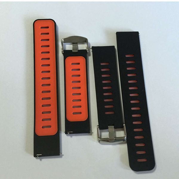 

bracelet two color silicone 22mm universal smart watch wrist
