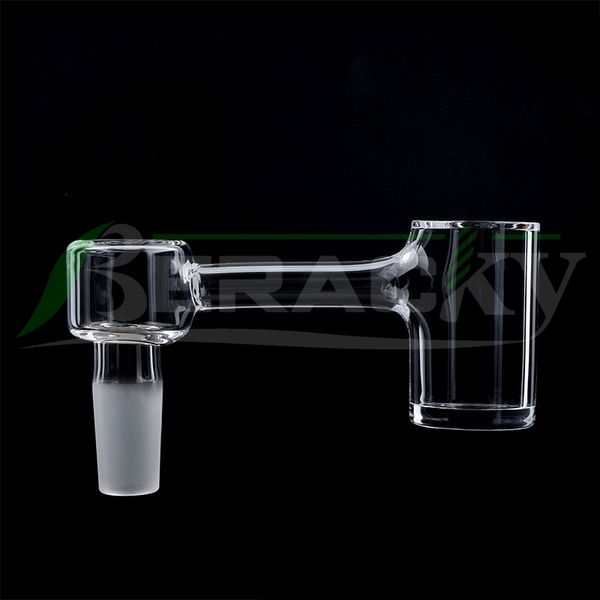 Beracky Full Weld Smoking Quartz Banger 25 mm OD 10 mm 14 mm 18 mm männlich weiblich abgeschrägte Kante nahtlos geschweißte Nägel für Glaswasserbongs Dab Rigs Rohre