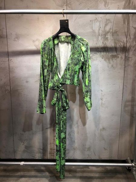 

2020 new women prints short shirt blouse female vintage shirt ddxgz21, White