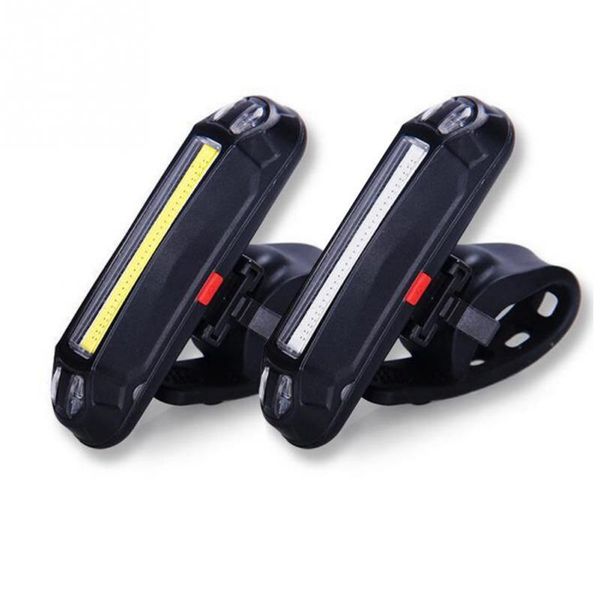 

bicycle headlight usb rear light waterproof cycling led bike rear light safety bike warning flash bicycle taillight