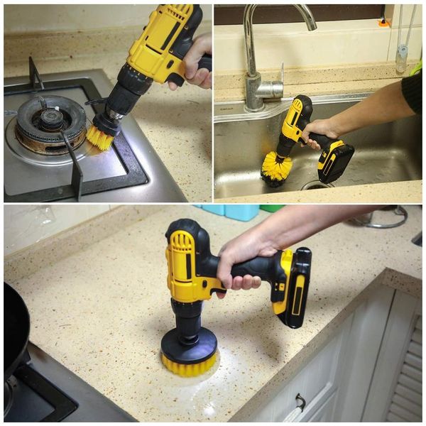 

сверло щетка крепления setpower очистка scrub shippll care erress щетки с длительным вложением для ванной кисти для ванной jllipv