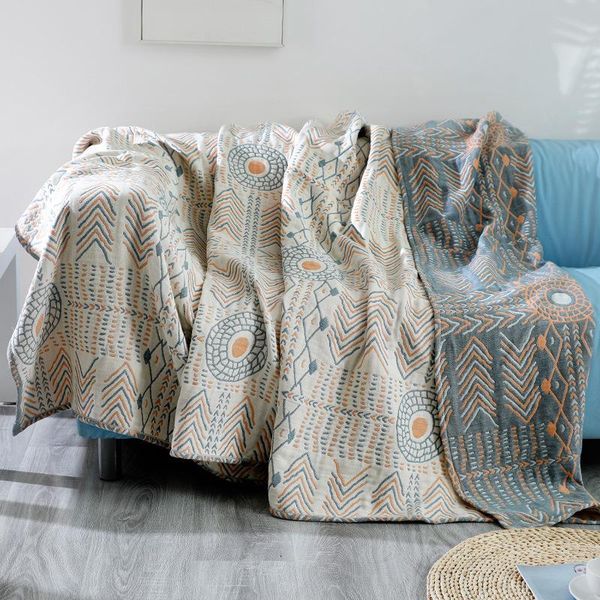 

bohemia sofa cover cotton throw blanket for bed sofa travel camping piano dust cover cozy lightweight