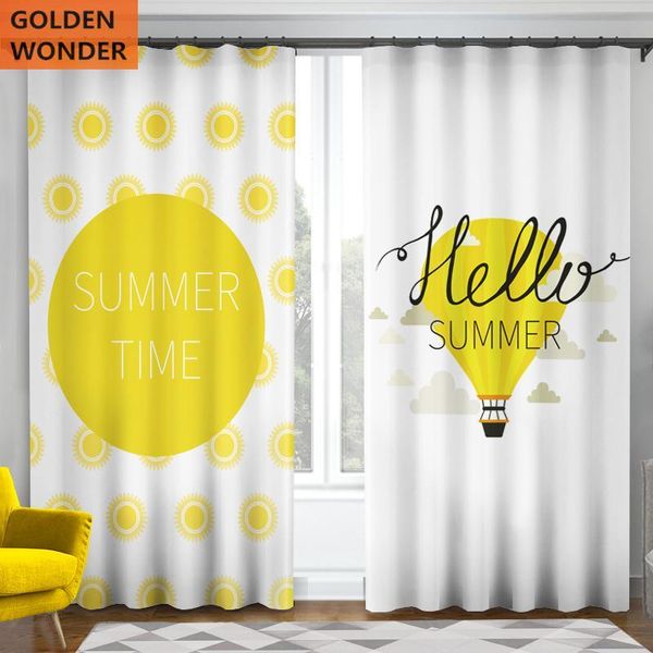 

curtain & drapes design for bed room summer curtains living yellow fashion window healthy fabric