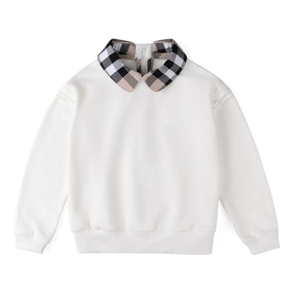 

2022 new style fashion baby sweatshirts kids clothing full cotton sweater embroidery long sleeve girls cloth wholesale kids toddlers, Black