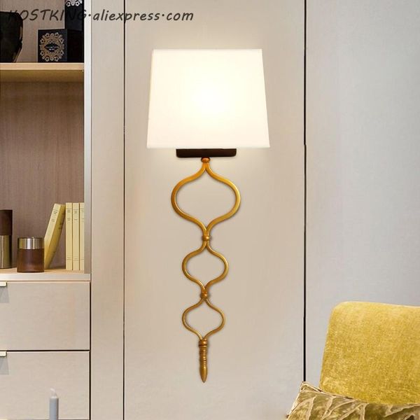 

wall lamp kostking modern el lamps stairs light fixtures living room bedroom bedside iron body industrial sconce