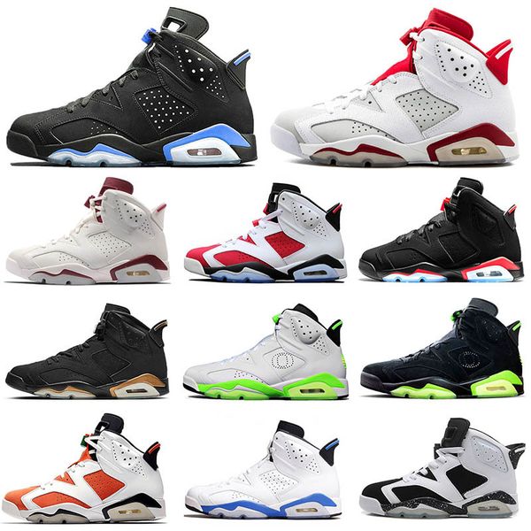 

jumpman 6 unc 6s reflections of a champion mens basketball shoes gs black infrared alternate hare dmp tinker oreo womens sports sneakers, White;red