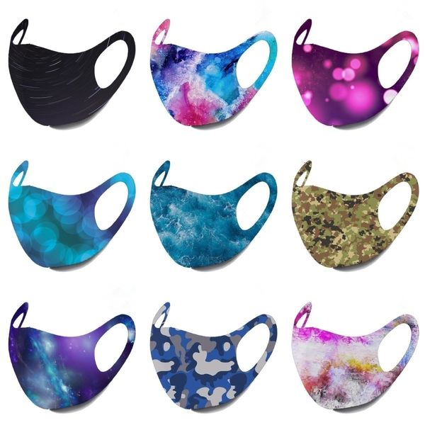 

reusable facemask black iwuf6 cotton leaf faceand print breathable cloth masks for bylima protection maskswashable scarf#154