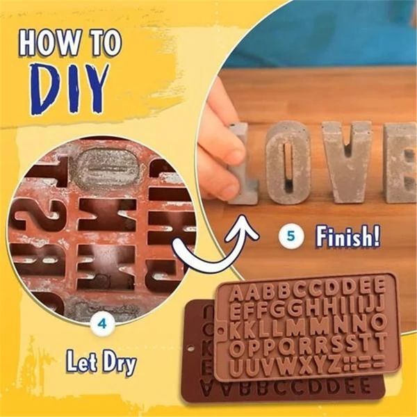 

cake decorating tools silicone chocolate mold letter and number fondant molds cookies bakeware tools stencil tools moulds