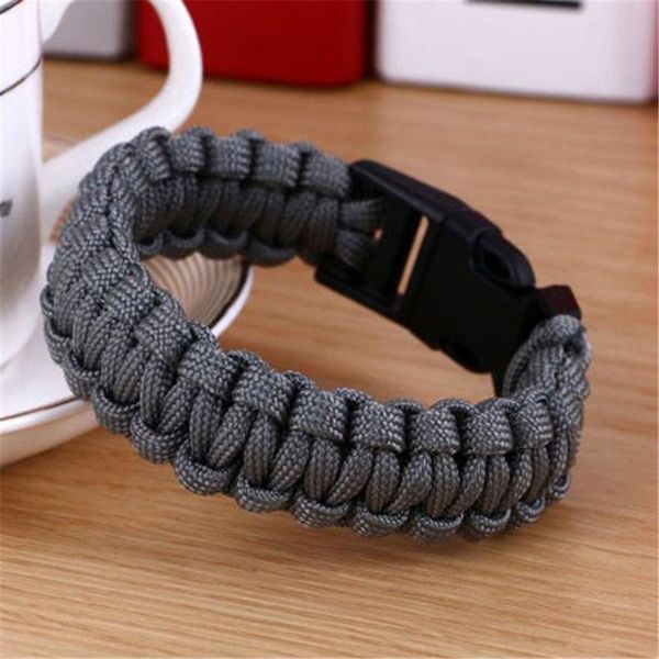 

outdoor camping survival bracelet paracord bracelets kit military emergency survival bracelet men women rope charm bracelets bbyugw bdehome