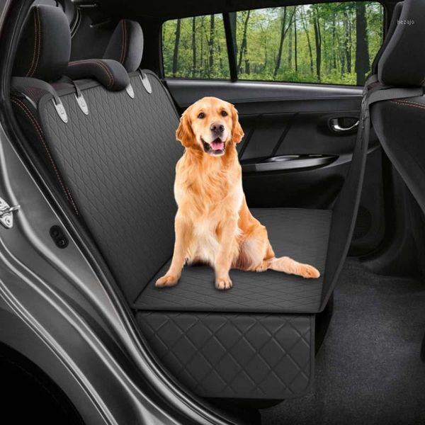 

dog car seat covers carrier back cover pet hammock waterproof thickened oxford fabric trunk for pets travel accessories1