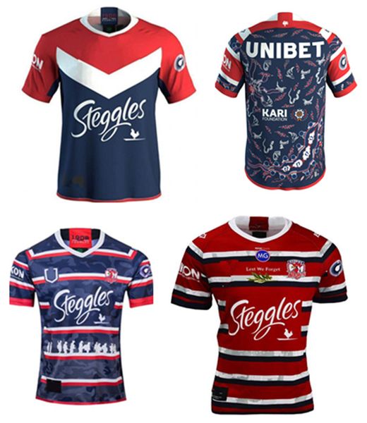 

2020 2021 new sydney rooster australian hero men's rugby league jersey, Black;gray