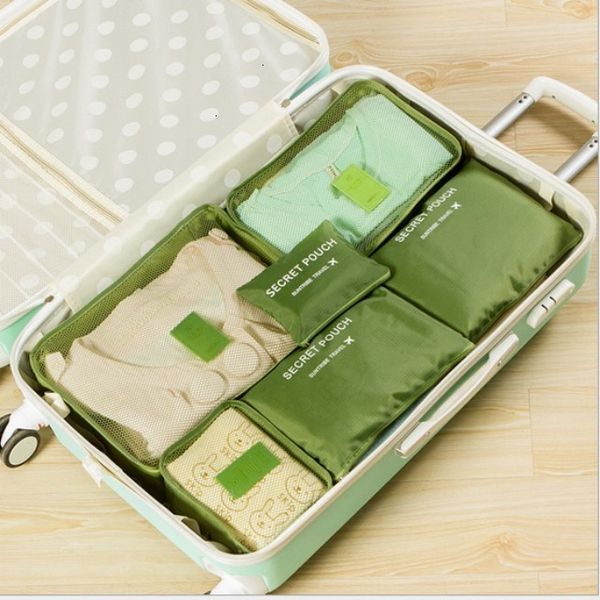 

6pcs/set trip luggage organizer polyester portable travel partition pouch storage bags home organization accessories supplies 9 ns4cf